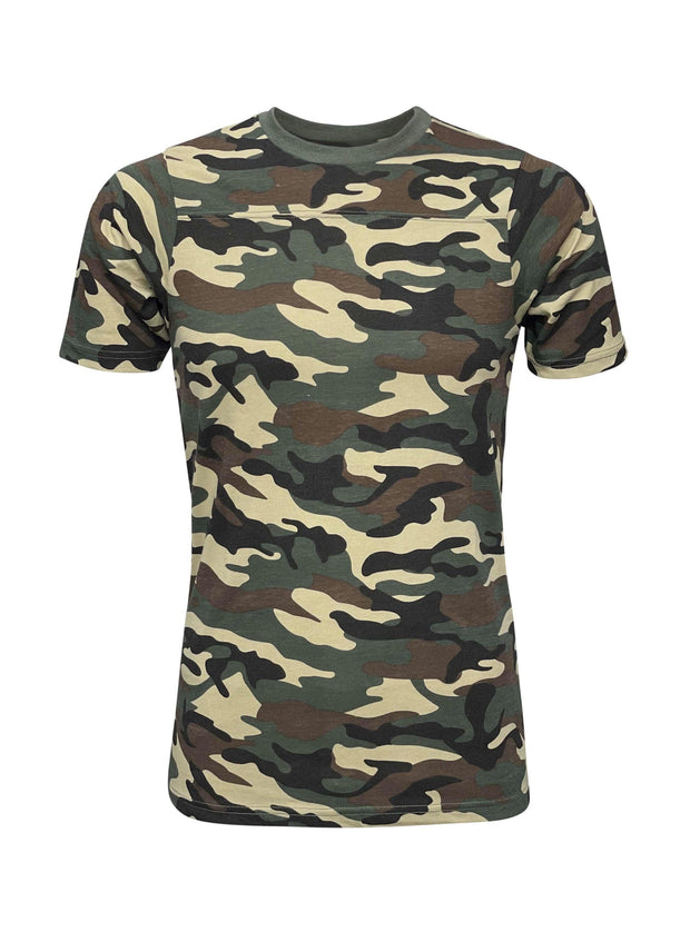 ILTEX Apparel Adult Clothing Camouflage Printed T-Shirt