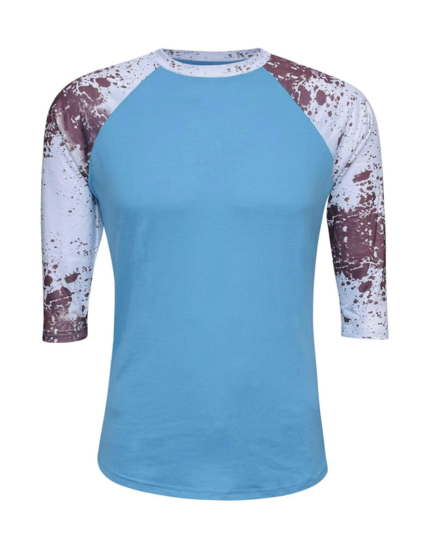 ILTEX Apparel Adult Clothing Cow Print Blue Polyester Top