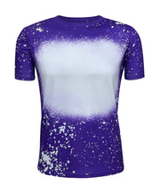 ILTEX Apparel Adult Clothing Purple / Small NEW! FAUX Bleached Tees