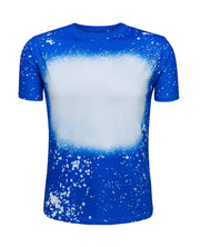 ILTEX Apparel Adult Clothing Royal Blue / Small NEW! FAUX Bleached Tees