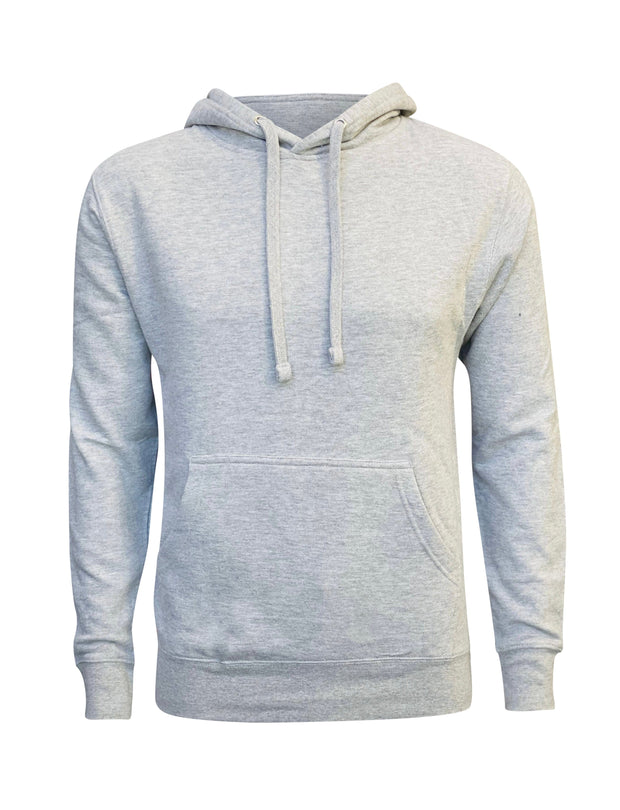 ILTEX Apparel Adult Clothing Small / Gray Adult Comfort Plain Pullover Hoodie