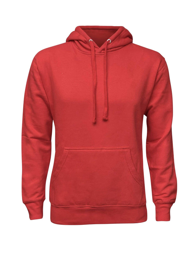 ILTEX Apparel Adult Clothing Small / Red Adult Comfort Plain Pullover Hoodie