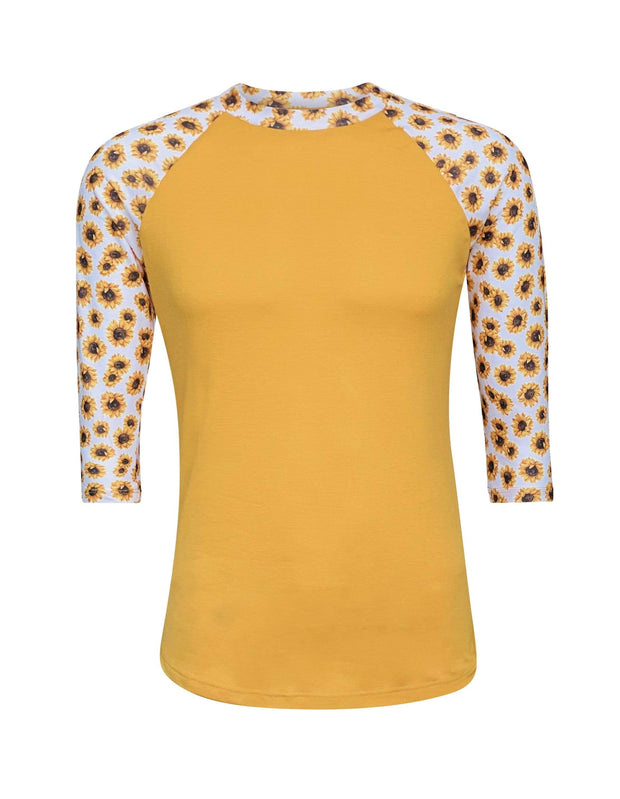 ILTEX Apparel Adult Clothing Sunflower Yellow Polyester Top