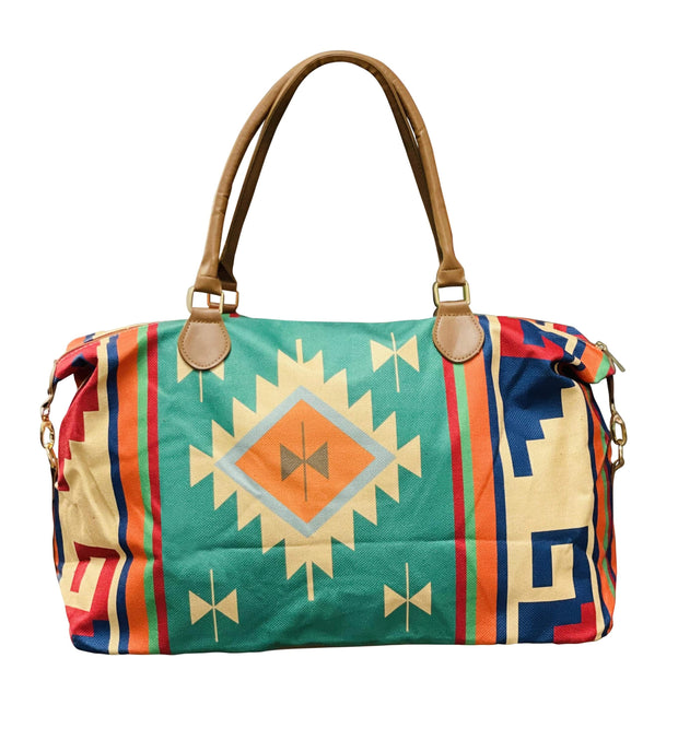 ILTEX Apparel Aztec Green Weekender Bag