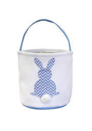 Easter Light Chevron Bunny Cotton Tail Basket