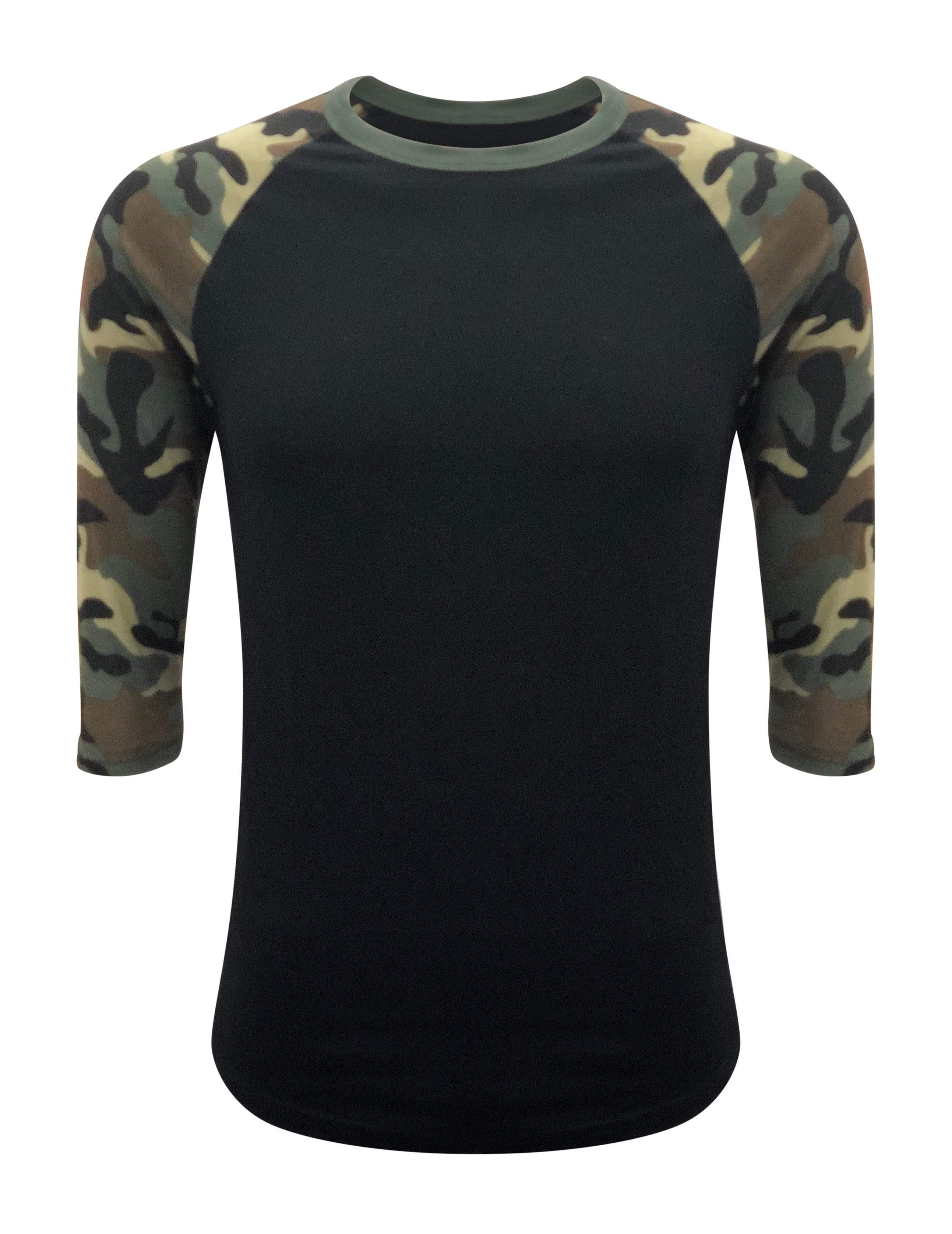 Camouflage Raglan Black/Camo – ILTEX Apparel