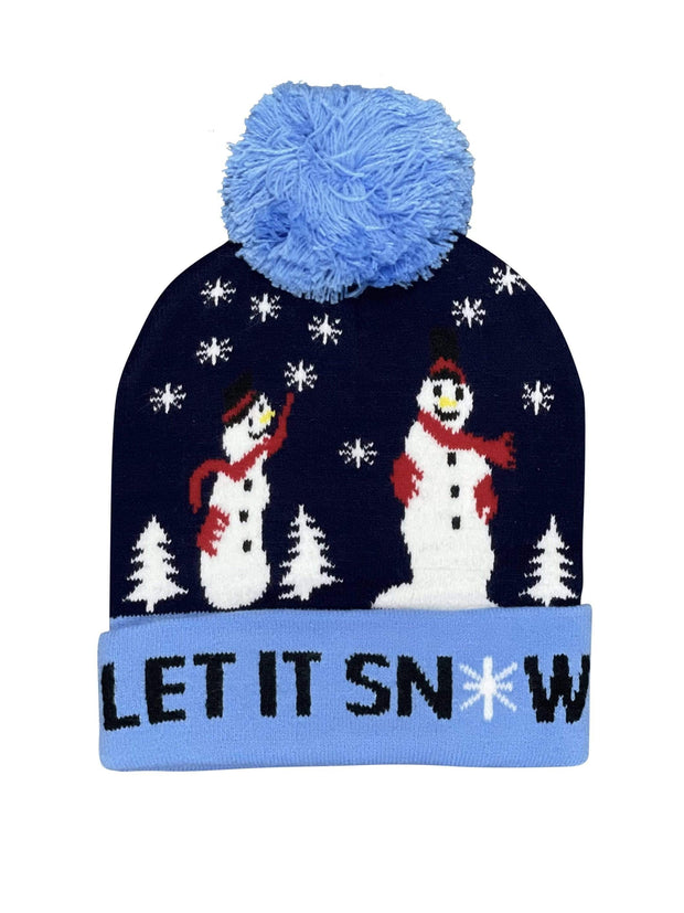 ILTEX Apparel Christmas Beanie - 'Let It Snow'