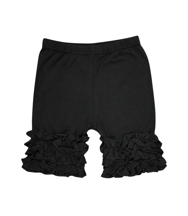 ILTEX Apparel Kids Clothing 1-2 years / Black Icing Ruffle Shorts Kids