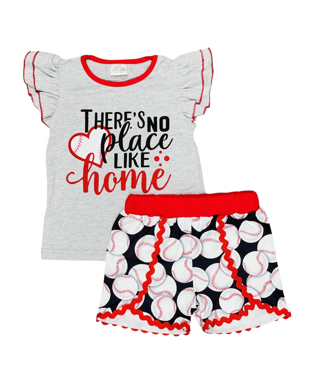 ILTEX Apparel Kids Clothing Baseball 'There's No Place Like Home' Kids Outfit