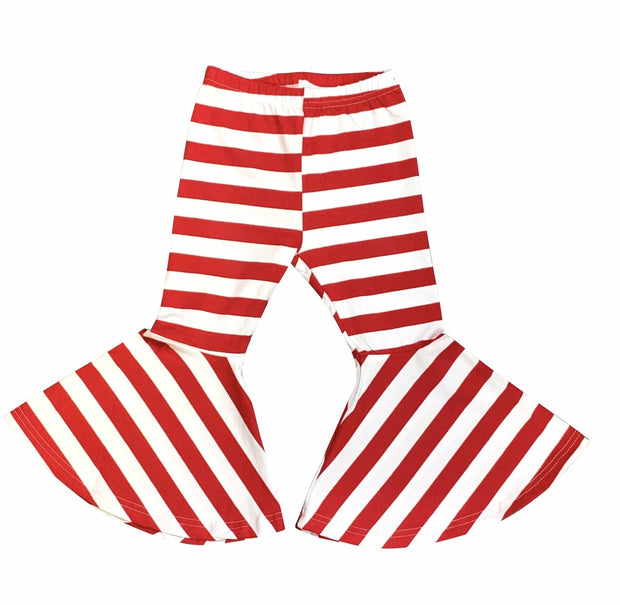 ILTEX Apparel Kids Clothing Bell Bottom Red Striped Pants