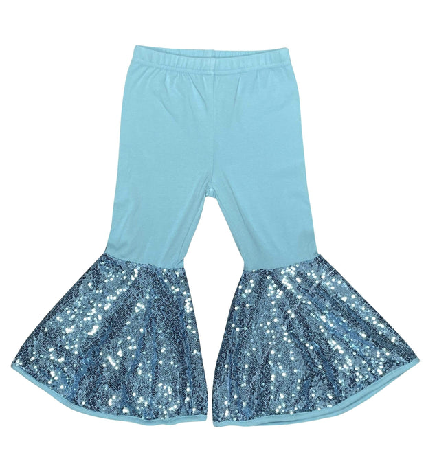ILTEX Apparel Kids Clothing Bell Bottom Tiffany Sequin Pants