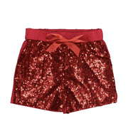 ILTEX Apparel Kids Clothing Red / 6-12 Months Sequin Shorts Kids