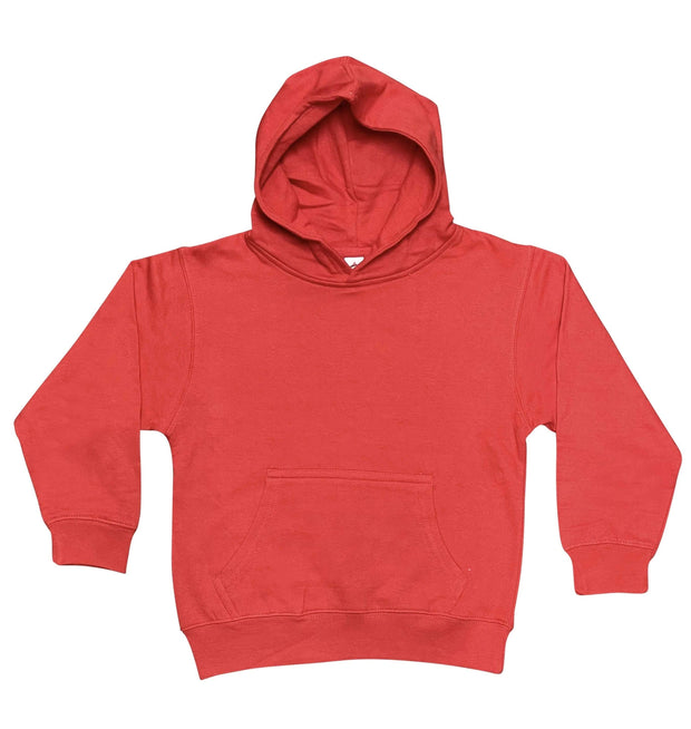 ILTEX Apparel Kids Clothing Red / Y-Small Youth Comfort Plain Pullover Hoodie