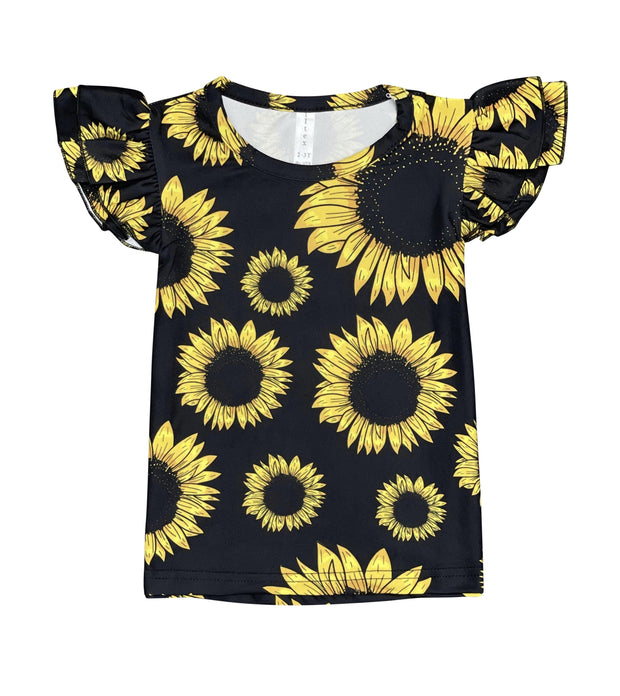 ILTEX Apparel Kids Clothing Sunflower Ruffle Sleeveless Top Kids