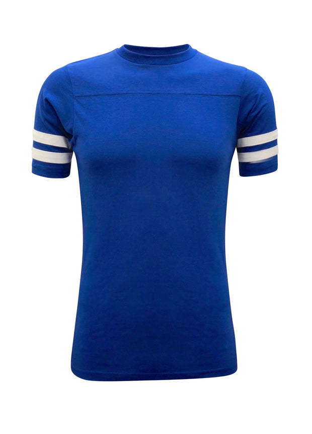 ILTEX Apparel Royal Blue / Small 2 Stripes Jersey T-Shirt