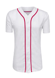 ILTEX Apparel Shirts & Tops Baseball Button Down Jersey Adult