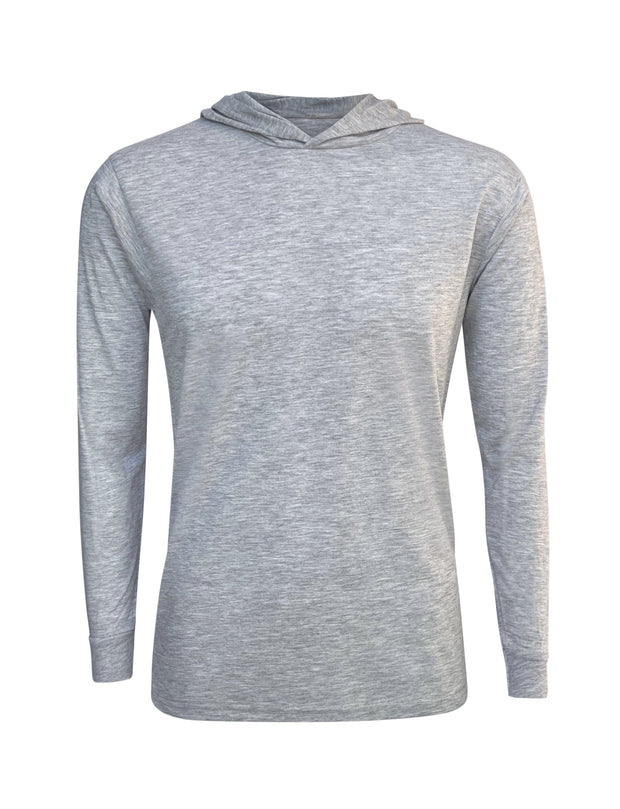 ILTEX Apparel Shirts & Tops Polyester Gray Cotton-Feel Lightweight Hoodie