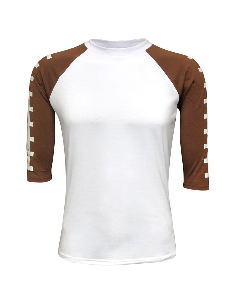 Custom Jersey-style T-shirt 3/4 Sleeve Raglan Baseball Shirt 