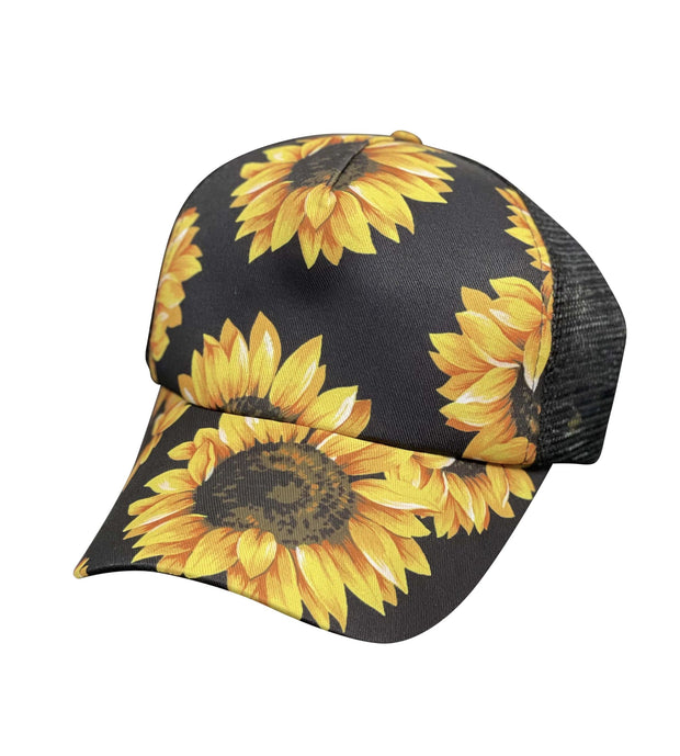 ILTEX Apparel Sunflower Black Cap