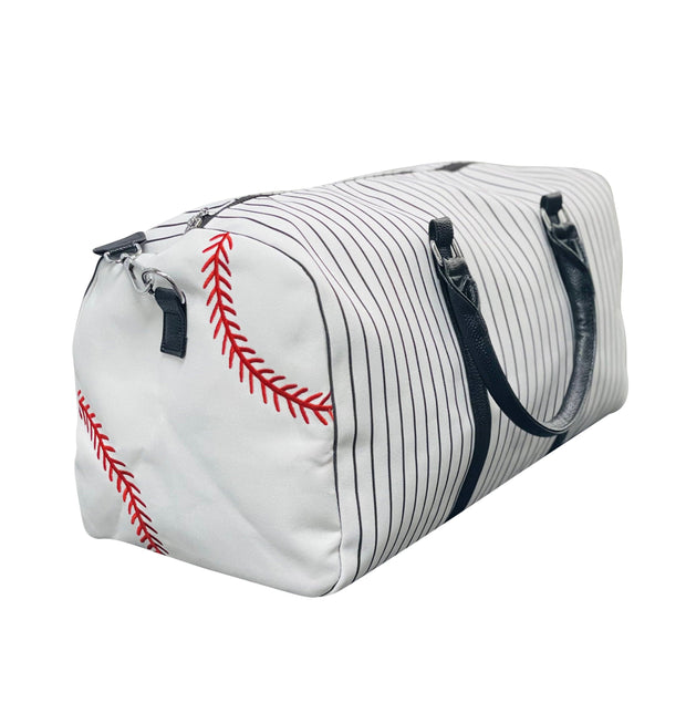 ILTEX Apparel Tote Bag Baseball White Black Duffel Bag