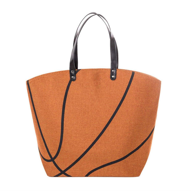 Basketball Canvas Tote Bag