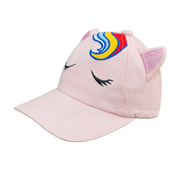 ILTEX Apparel Unicorn Pink Ears Kids Cap