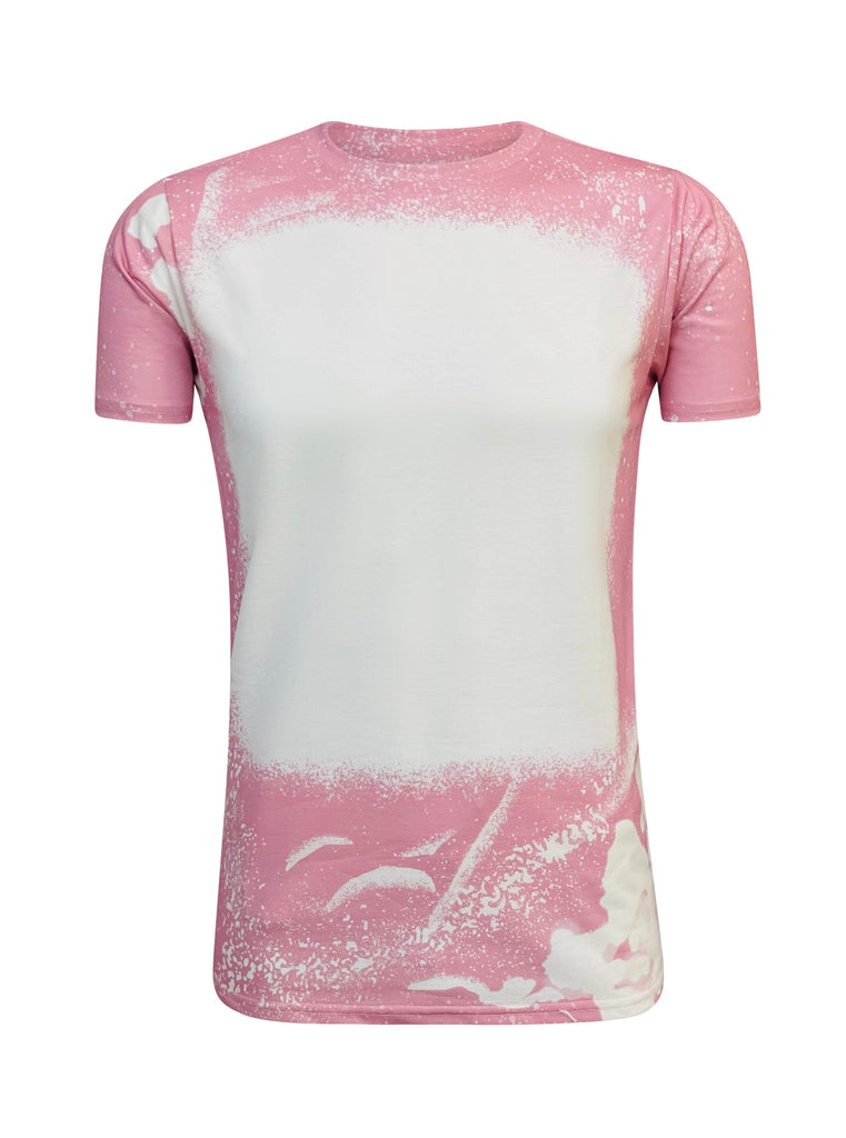 Dusty Pink Blank Faux Bleached Top X-Large | ILTEX Apparel