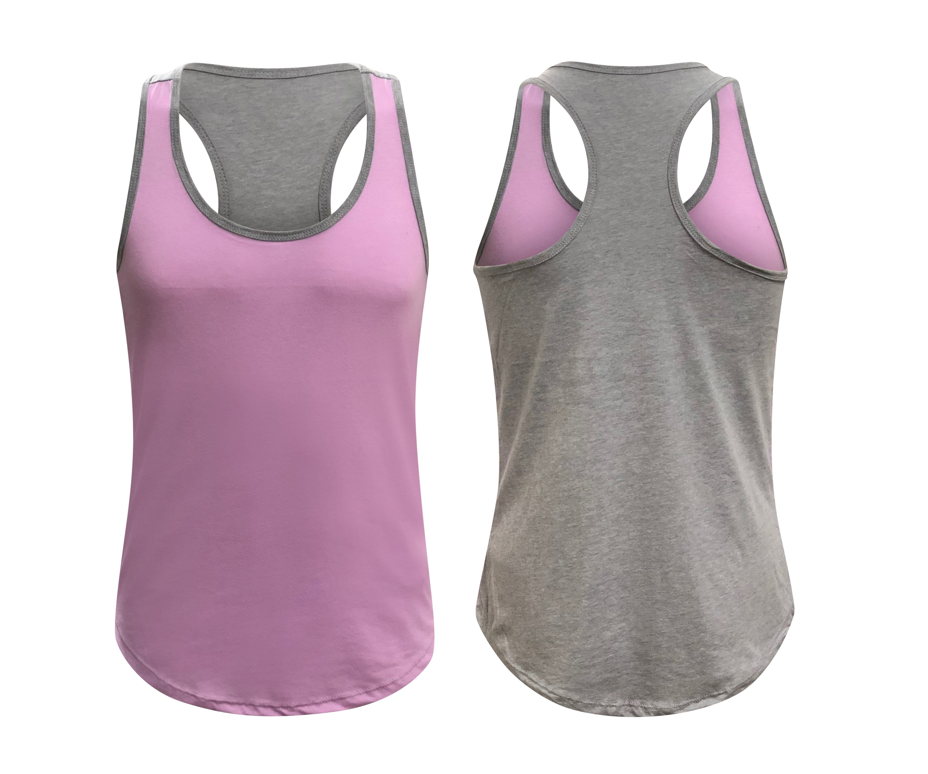 Racerback Two Tone Women Tank Top – ILTEX Apparel